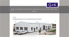 Desktop Screenshot of gk-service.net