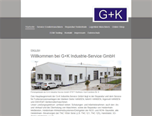Tablet Screenshot of gk-service.net